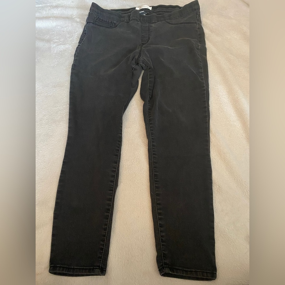 Croft & Barrow Dark Gray Stretch Pants